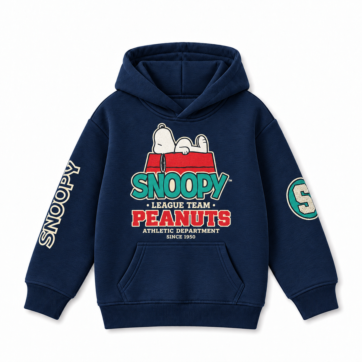 Snoopy collegiate kids' hoodie