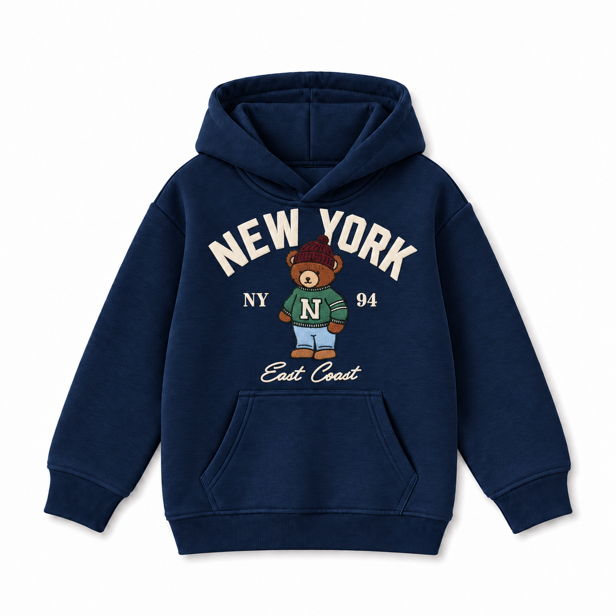 New York bear Kids Hoodie