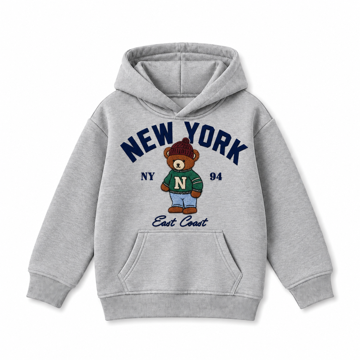 New York bear Kids Hoodie